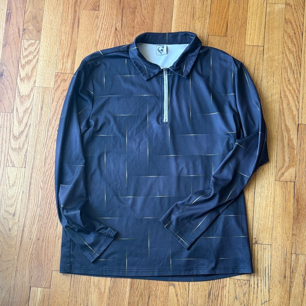 Hardaddy Black and Gold Performance 1/4 zip